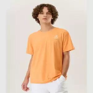 르꼬끄 QP313TRS75_BOR0 메쉬 배색 트리코트 반팔티 오렌지 75 4248769