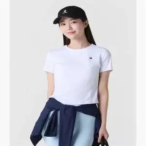 르꼬끄 QQ122ERS26_OWT0 여성 슬림핏 기능성 반팔티셔츠 - 화이트 26 4743881