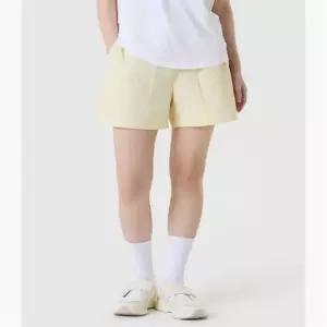 르꼬끄 QR222OHP41_WYL0 여성 쉐이드온 경량 우븐 4부 루즈핏 숏팬츠 - 옐로우 41