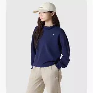 르꼬끄 QR122OFS13_DNV0 여성 더블텐션2.0 루즈핏 하이넥 맨투맨 - 네이비 13 583840