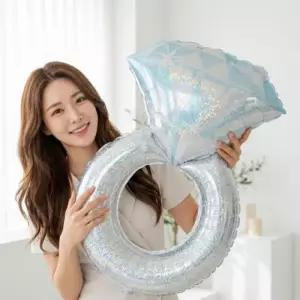 [x872TS_66]프로포즈 대형 다이아몬드링 은박풍선