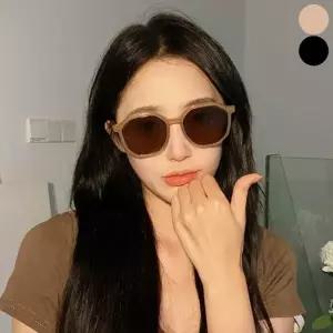 다각형 뿔테 선글라스 편광 소두 썬글라스 여성 여자
