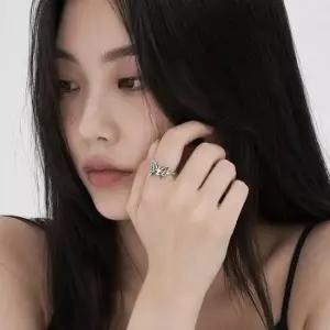 니들스 26SS Ring 925 Silver - PAPILLON SX001) 925 실버 펜던트 반지)