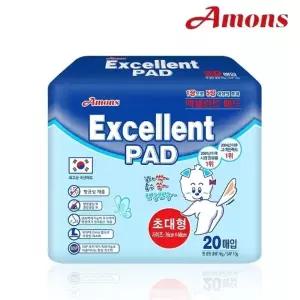 ( )아몬스 초대형 엑설런트 강아지패드 애견패드 20매