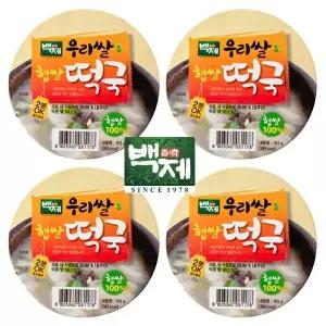 백제푸드 백제 우리쌀 즉석 떡국 163g x 16개