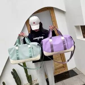 파스텔컬러 헬스가방 신발수납분리 여행가방 보스턴백_25709788
