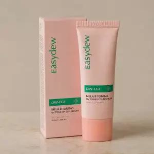 이지듀 멜라 비 토닝 UV 톤업 선세럼 30ml 튜브형 핑크 썬세럼 선크림