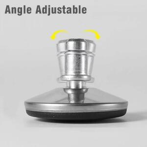 직경 50mm 인서트로드 스윙 발 조정 패드 의자 범용 스테인레스 스틸 스틸 커버 adjustmen
