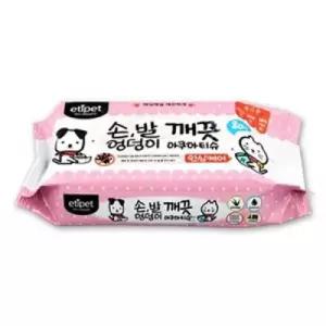 에티펫 반려동물 손발엉덩이 아쿠아티슈 20매 1P 강아지물티슈 애견물티슈
