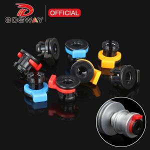 3DSWAY 클립 파이프 내장형 클램프 Bowden 커플 링 금속 V6 방열판 핫 엔드 원격 튜브 4MM 콜레트 압출기 3