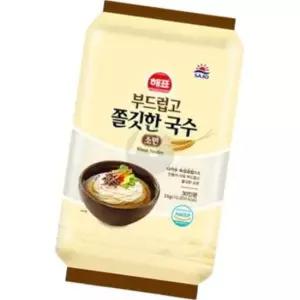 WL 해표 부드럽고 쫄깃한 국수 소면 3kg X 2개 대용량 업소용 식당용식자재 비빔소면