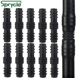 SPRYCLE 10PCS 16MM 커플 스트레이트 파이프 PE 관개 튜브 커넥터 드립