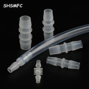 150PCS 15 8MM PP 플라스틱 스트레이트 물방울 피팅 수족관 관개 탱크 커넥터