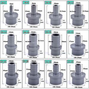 20PCS OD 20 32MM 10 25MM 파고다 16 14 커넥터 12 20 수족관