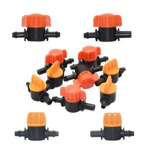 바브 호스 커넥터 밸브 미니 관개 피팅 15 PVC 드립 정원 7MM 시스템 4MM 인치