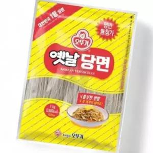 WL 오뚜기 옛날당면 1kg X 5개 쫄깃한 잡채당면 고구마전분 찜닭 한식당면 당면사리 식당