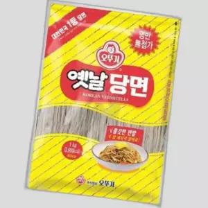 오뚜기 옛날당면 1kg 쫄깃한 잡채당면 식자재 식재료 한식당면 찜닭 식당 당면사리 음식점 고구마전분