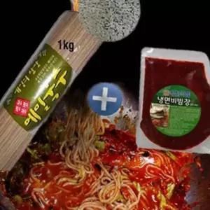 봉평 메밀국수1kg비빔장500g 비빔막국수막국수