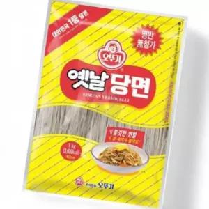 오뚜기 옛날당면 1kg X 5개 쫄깃한 잡채당면 고구마전분 찜닭 한식당면 당면사리 식당