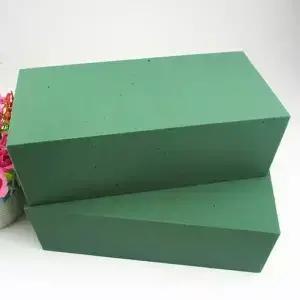 꽃꽂이용 녹색 사각형 플라워 폼 DIY 블록 웨딩 공예용 홀더