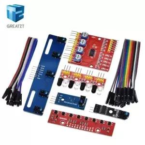 1 4 5 8 채널 TCRT5000 IR 광전 스위치 배리어 라인 트랙 모듈 Arduino DIY 용 적외선 장애물 회피 센서