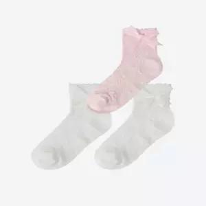 [정상가 9900원]키즈 메쉬 레이스 단목양말 3족 세트 HPKL6GS51G