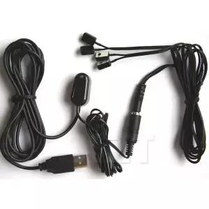 IR 익스텐더 적외선 리피터 원격 제어 1 수신기 4 이미터 USB Adatper 블래스터