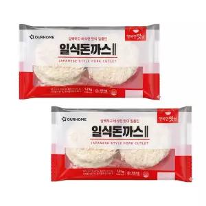[내일도착] 아워홈 일식돈까스 1.2kg(120gx10개) x 2개