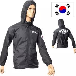 바람막이 자켓 ROKA 로카 검정 밀리터리 군인 군용 점퍼