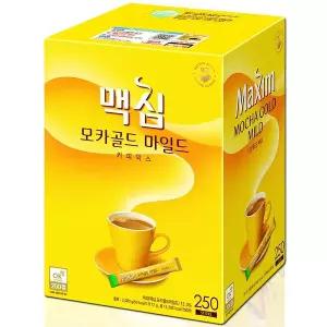[동서식품][맥심] 모카골드 마일드 커피믹스 250T (일반용/선물세트 랜덤발송)