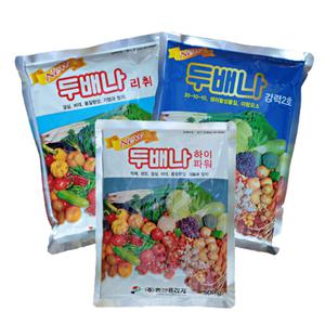 [모두싹판다]두배나 500g 수용성 비료 질소 인산 가리 고추 배추 미량요소 엽면시비 복합비료