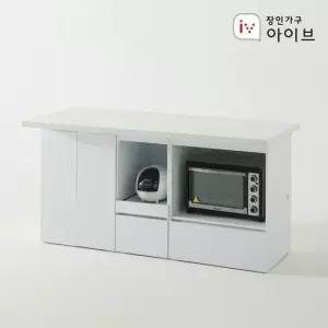 장인가구 아이브 제스트K 대리석 홈바 수납 아일랜드 식탁 1800 수납오픈형