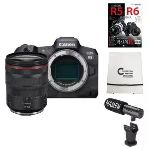(컴온탑) 캐논 정품 EOS R5 + RF 24-105mm F4L USM KIT + 구매 시 3종 풀패키지 기획