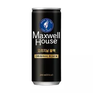 동서 하우스 블랙 240ml x 60캔 / 캔커피 캔음료 음료