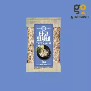 오리지널 타코 와사비 1kg 고래미 유부 초밥 토핑 안주 타코와사비