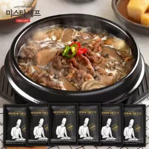 [신세계라이브쇼핑]미스타셰프 버섯뚝배기불고기 400g 6팩