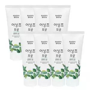 해피바스 어성초 모공 클렌징폼 200g x8