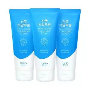 해피바스 산뜻 히알루론  클렌징 폼 200g 3개팩