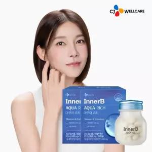 CJ웰케어 [CJ공식] 이너비 아쿠아리치 히알루론산 맥스 56캡슐 2박스