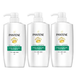팬틴 엑스트라 볼륨 샴푸 750ml 3개