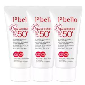 라벨로 아쿠아 선크림 썬크림 x 3개 / SPF50+ PA+++ 50ml 워터프루프 자외선차단 기능성
