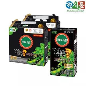 [베지밀]베지밀 검은콩 두유 고칼슘 190mlx32팩