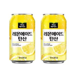 [본사직영]미닛메이드 레몬에이드 탄산 355CAN X24
