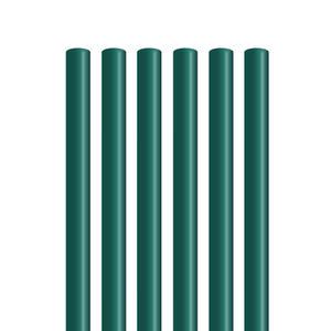 7mm 25cm 일자빨대 벌크포장 초록 1봉 500개