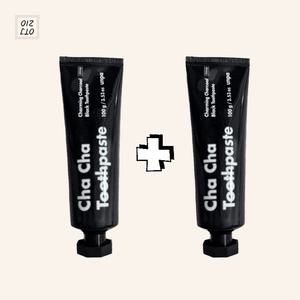 언파 차차치약 민트향 구취케어 블랙 오리지널 100g 2개