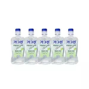 가그린 후레쉬 라임 구강청결제 750ml x5개