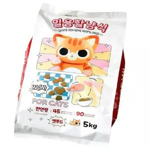 고양이사료 5kg 마쭈 일용할냥식 전연령 어덜트 시니어 대용량 소포장