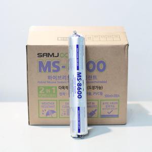 삼중실리콘 MS-8600 변성실리콘 외부 방수 크랙 균열 보수 500ml 소시지