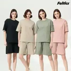 [4종 세트] 펠틱스 여성 텐션 하프 셋업 (F504W-4)