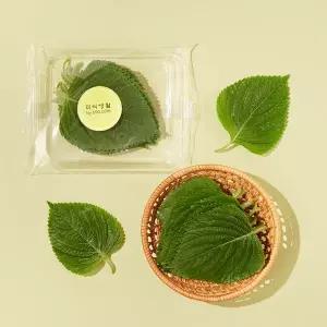 친환경 추부깻잎 20장/봉 (25g)
